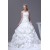 A-Line Strapless Satin Taffeta Sweet Wedding Dresses 2030355