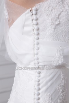 Trumpet/Mermaid One-Shoulder Lace Sweet Wedding Dresses 2030360