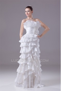 Sleeveless Princess Strapless Taffeta New Arrival Wedding Dresses 2030382