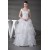 Sleeveless Satin Organza Sequined Lace Portrait Wedding Dresses 2030395