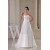 Sleeveless Satin Organza Taffeta Spaghetti Straps Wedding Dresses 2030398