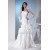 Sleeveless Sheath/Column Sweetheart Silk like Satin Sweet Wedding Dresses 2030403
