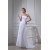Sheath/Column Sleeveless Square Satin Lace Wedding Dresses 2030407