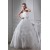 Sleeveless Sweetheart Satin Organza A-Line Sweet Wedding Dresses 2030427