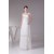 A-Line Strapless Chiffon Silk like Satin New Arrival Wedding Dresses 2030444