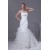 Strapless Mermaid/Trumpet Sleeveless Satin Organza Wedding Dresses 2030448