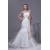 Mermaid/Trumpet Strapless Satin Fine Netting Lace Wedding Dresses 2030450