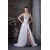 Strapless Satin Lace Organza Fine Netting Sequins Most Beautiful Wedding Dresses 2030451