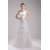 Strapless Sleeveless A-Line Taffeta New Arrival Wedding Dresses 2030459
