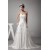 Sweetheart Chiffon Silk like Satin A-Line Best Wedding Dresses 2030477