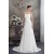 Sweetheart Chiffon Silk like Satin Fine Netting Wedding Dresses 2030478