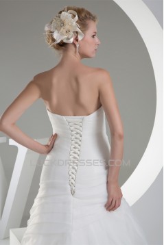 Sweetheart Organza Sleeveless A-Line New Arrival Wedding Dresses 2030480