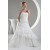 Sweetheart Organza Sleeveless A-Line New Arrival Wedding Dresses 2030480