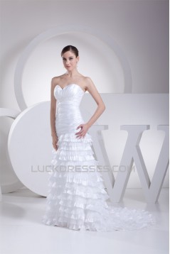 Sweetheart Organza Taffeta New Arrival Wedding Dresses 2030481