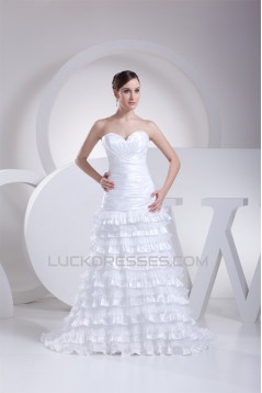 Sweetheart Organza Taffeta New Arrival Wedding Dresses 2030481