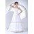 Sleeveless Square Satin Lace Organza Wedding Dresses 2030506