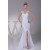 Mermaid/Trumpet V-Neck Sleeveless Satin Lace Best Wedding Dresses 2030510