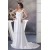 A-Line Chiffon One-Shoulder Most Beautiful Wedding Dresses Maternity Wedding Dresses 2030528