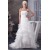 A-Line Sleeveless Strapless Beaded Wedding Dresses 2030551