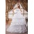 A-Line Strapless Satin Fine Netting Sleeveless Most Beautiful Wedding Dresses 2030559