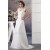 A-Line V-Neck Chiffon Silk like Satin Sleeveless New Arrival Wedding Dresses 2030567