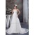 Amazing Sleeveless Satin Lace Strapless A-Line Wedding Dresses 2030584