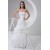 Amazing Strapless A-Line Sleeveless Satin Lace Wedding Dresses 2030589