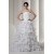 attractive Satin Strapless A-Line Sleeveless Wedding Dresses 2030597
