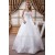 Ball Gown Sleeveless Sweetheart Satin Lace Wedding Dresses 2030609