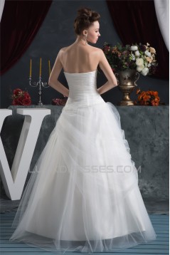 Beading Satin Fine Netting Sleeveless Ball Gown New Arrival Wedding Dresses 2030613
