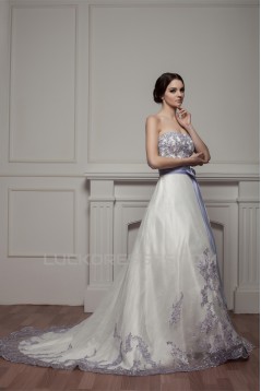 Beautiful A-Line Sleeveless Satin Sweetheart Wedding Dresses 2030615