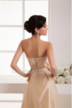 Beautiful Taffeta Mermaid/Trumpet Sleeveless Strapless Wedding Dresses 2030637