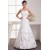 Charming A-Line Strapless Taffeta Sleeveless Wedding Dresses 2030650