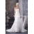 Elegant Satin Strapless Sleeveless A-Line Best Wedding Dresses 2030668