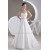 Elegant Satin Sweetheart A-Line Sleeveless Best Wedding Dresses 2030669