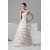 Fantastic A-Line Satin Organza Straps Lace Wedding Dresses 2030677
