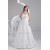 Fantastic A-Line Sleeveless Netting Strapless Wedding Dresses 2030682