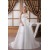 Fantastic Satin Organza Strapless A-Line Sleeveless Wedding Dresses 2030691