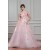 Fantastic Strapless A-Line Sleeveless Satin Organza Wedding Dresses 2030693