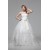 Great Ball Gown Soft Sweetheart Satin Organza Lace Wedding Dresses 2030725