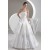 A-Line Great Satin Lace Strapless Sleeveless Wedding Dresses 2030728
