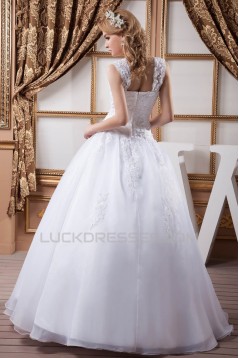 Great Satin Beaded Lace Sweetheart Ball Gown Wedding Dresses 2030729