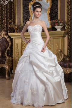 Latest Design Ball Gown Sweetheart Sleeveless Floor-Length Wedding Dresses 2030765