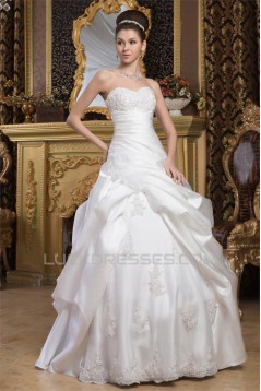 Latest Design Ball Gown Sweetheart Sleeveless Floor-Length Wedding Dresses 2030765