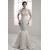 Mermaid/Trumpet Short Sleeve Portrait Lace Wedding Dresses 2030771