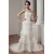 Sleeveless Strapless Court Train Lace Wedding Dresses 2030773