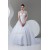 New Arrival Ball Gown Satin Organza V-Neck Sleeveless Wedding Dresses 2030778