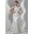 New Arrival Mermaid/Trumpet Satin Lace One-Shoulder Wedding Dresses 2030780