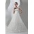 New Arrival Sleeveless Strapless A-Line Satin Organza Wedding Dresses 2030783