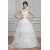 New Design Satin Organza Sweetheart A-Line Sleeveless Wedding Dresses 2030793